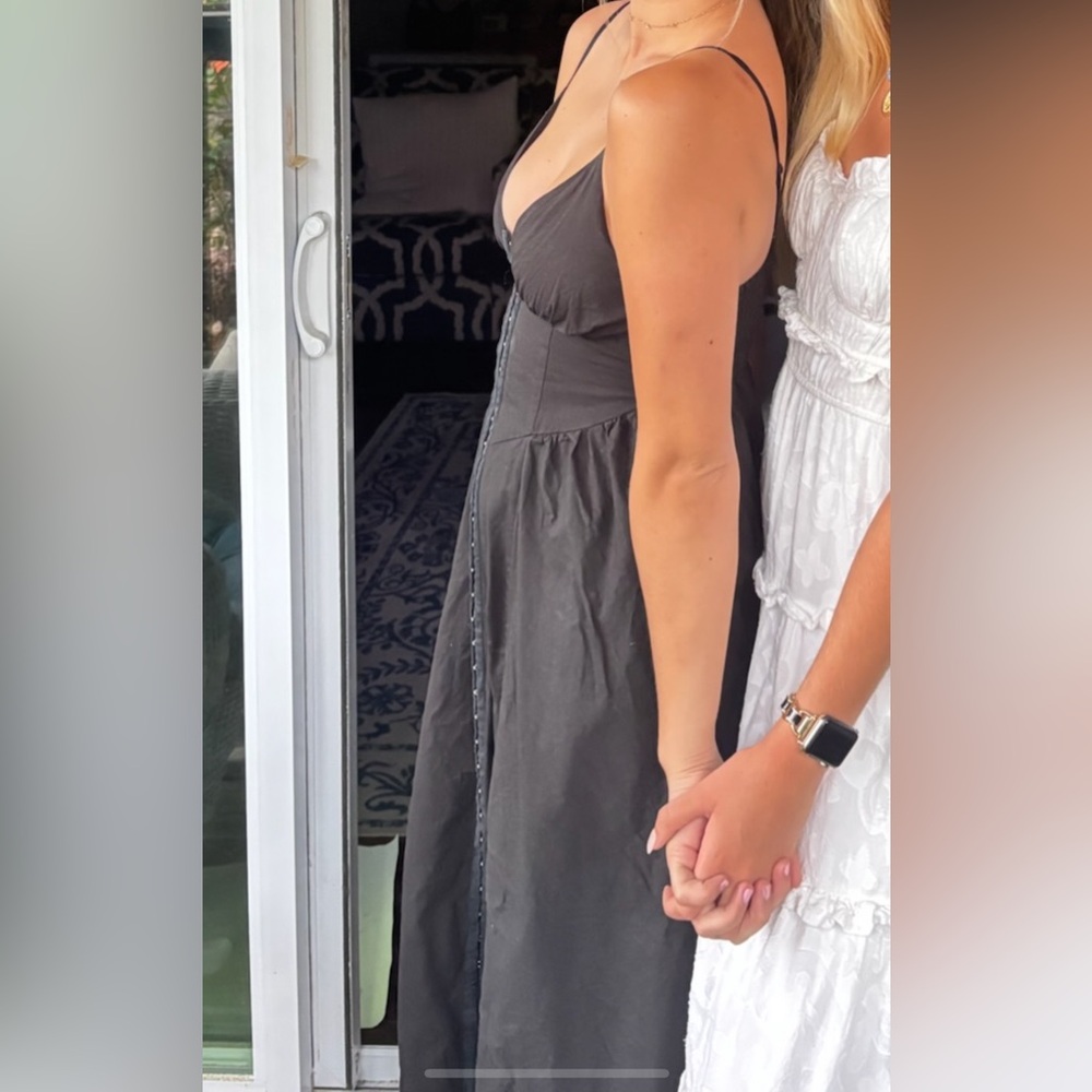Urban Outfitters Strapless Black Dress